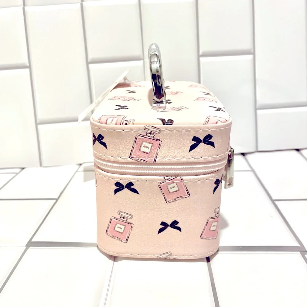 Imoshion Pretty in Pink 2 piece Train Case Make up Organizer Set